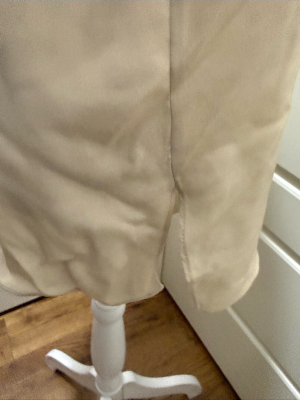 Kobi Halperin. Kaytya Ruffle Silk Blouse. Champagne. Size Small. - Picture 12 of 16